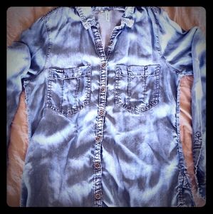 Maurice's soft and casual boyfriend shirt.